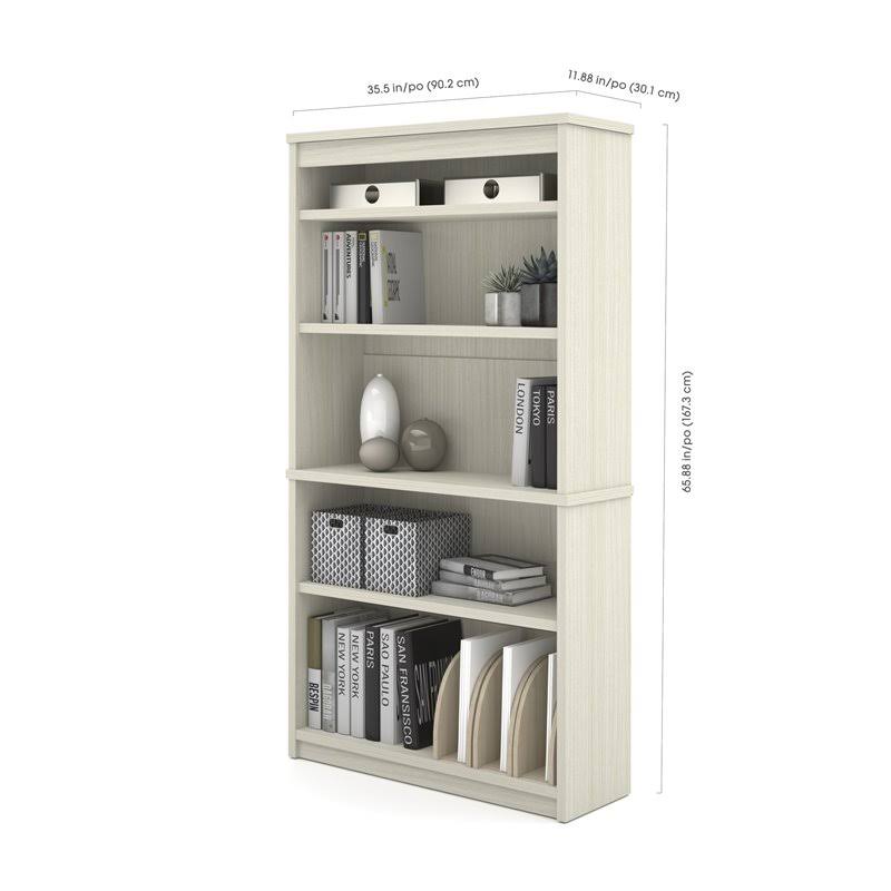 36x22 White Chocolate Bookcase L17423