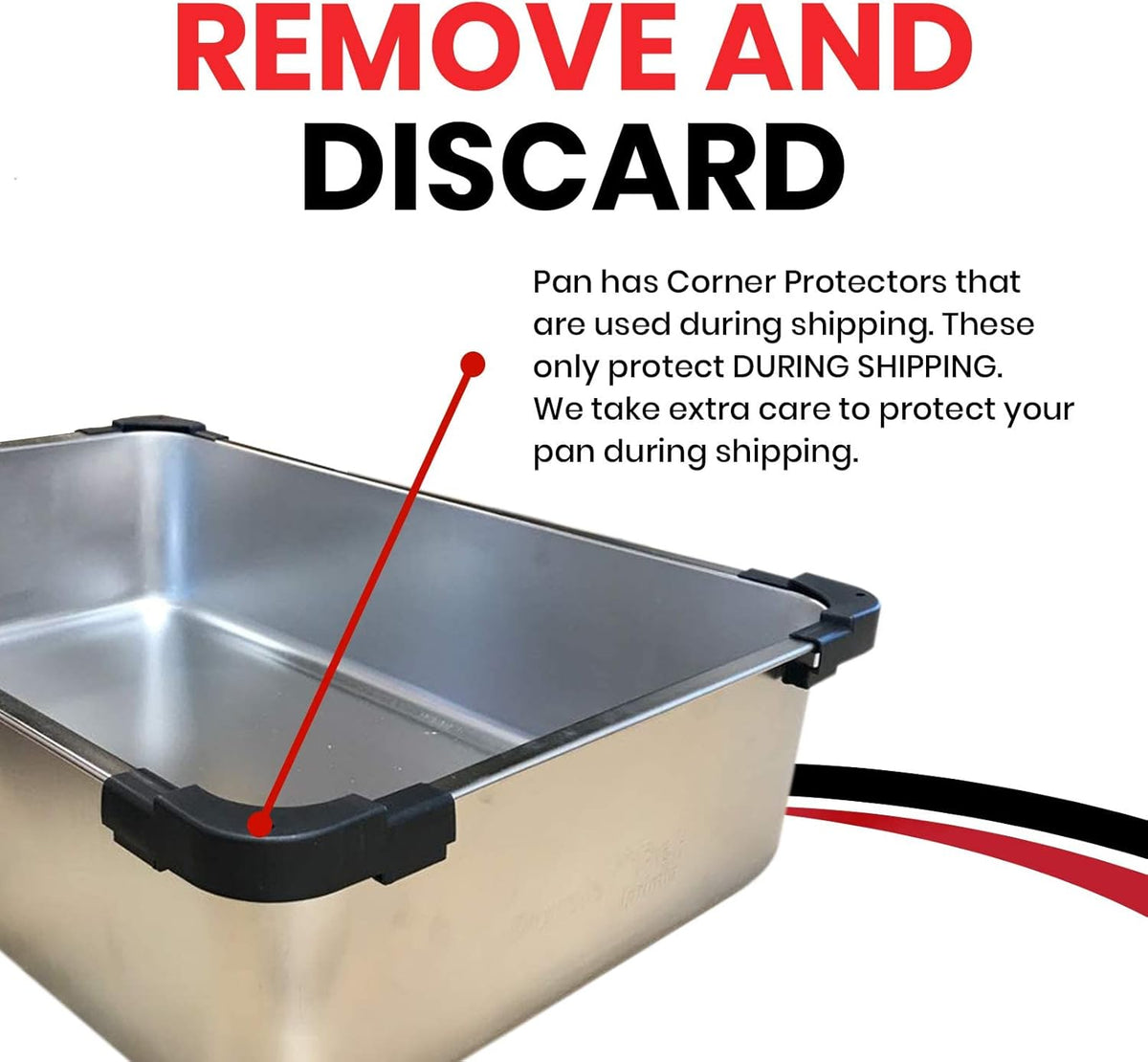 Stainless Steel XL Cat Litter Box with Enclosure F946513