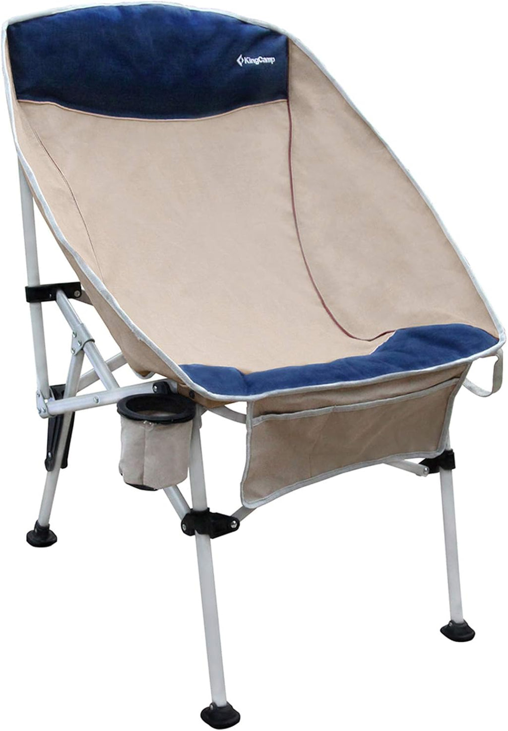 Folding Camping Chair with Cup Holder & Carry Bag Z926395