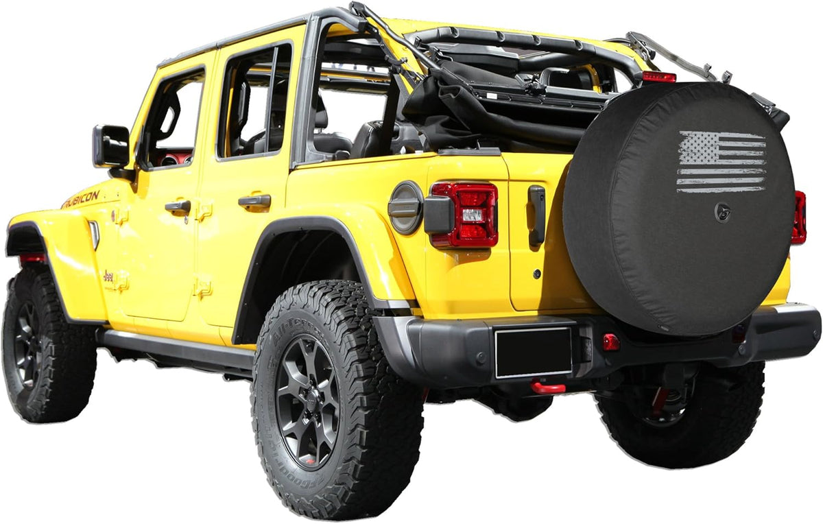 Soft JL Tire Cover with Back-up Camera N7617