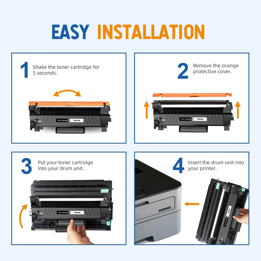 Compatible Toner Cartridge Replacement Black 4 Pack R1356