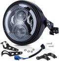 7Inch Round LED Motorcycle Headlights with Housing Bucket Mount Bracket B1613