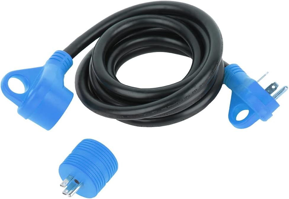30 Amp RV Extension Cord 10 Feet 10AWG B727