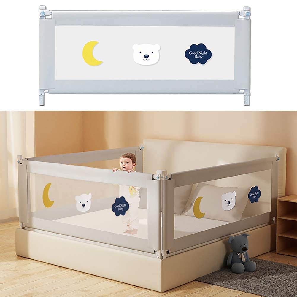 Extra Long Grey Bed Rail for Toddlers V508472