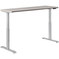 Electric Height Adjustable Table with Gray Base Z779796