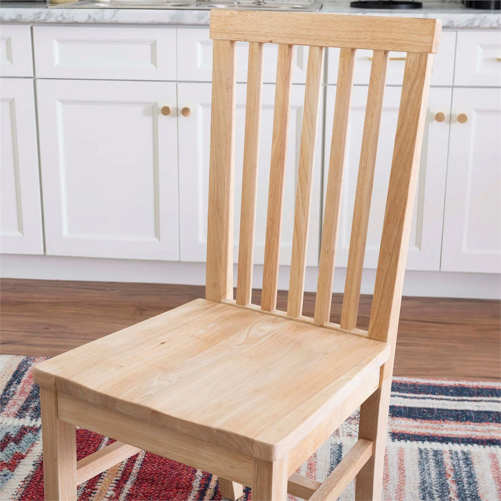 Set of Two Wood Side Dining Chairs F660270