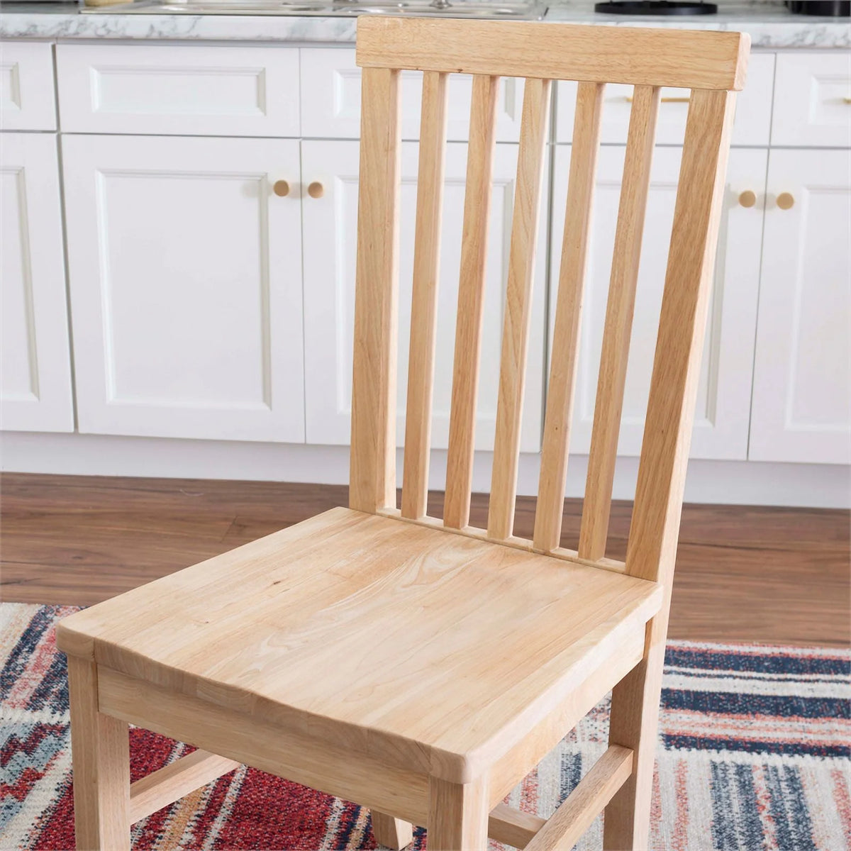 Set of Two Wood Side Dining Chairs F660270