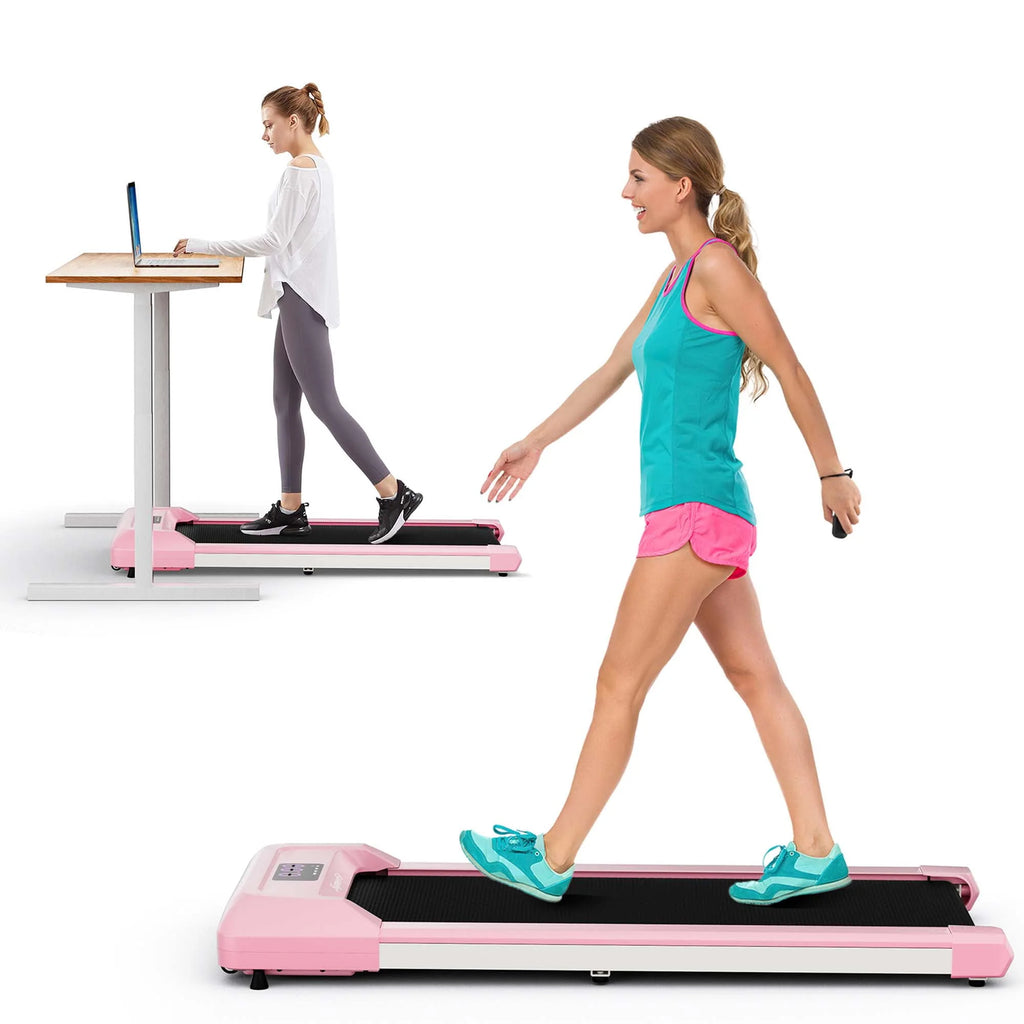 0.6-3.8MPH Walking Pad Under Desk Treadmill with Remote Control M6539