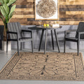 Blue Indoor/Outdoor Area Rug 7' 6 x 10' 9 J41790
