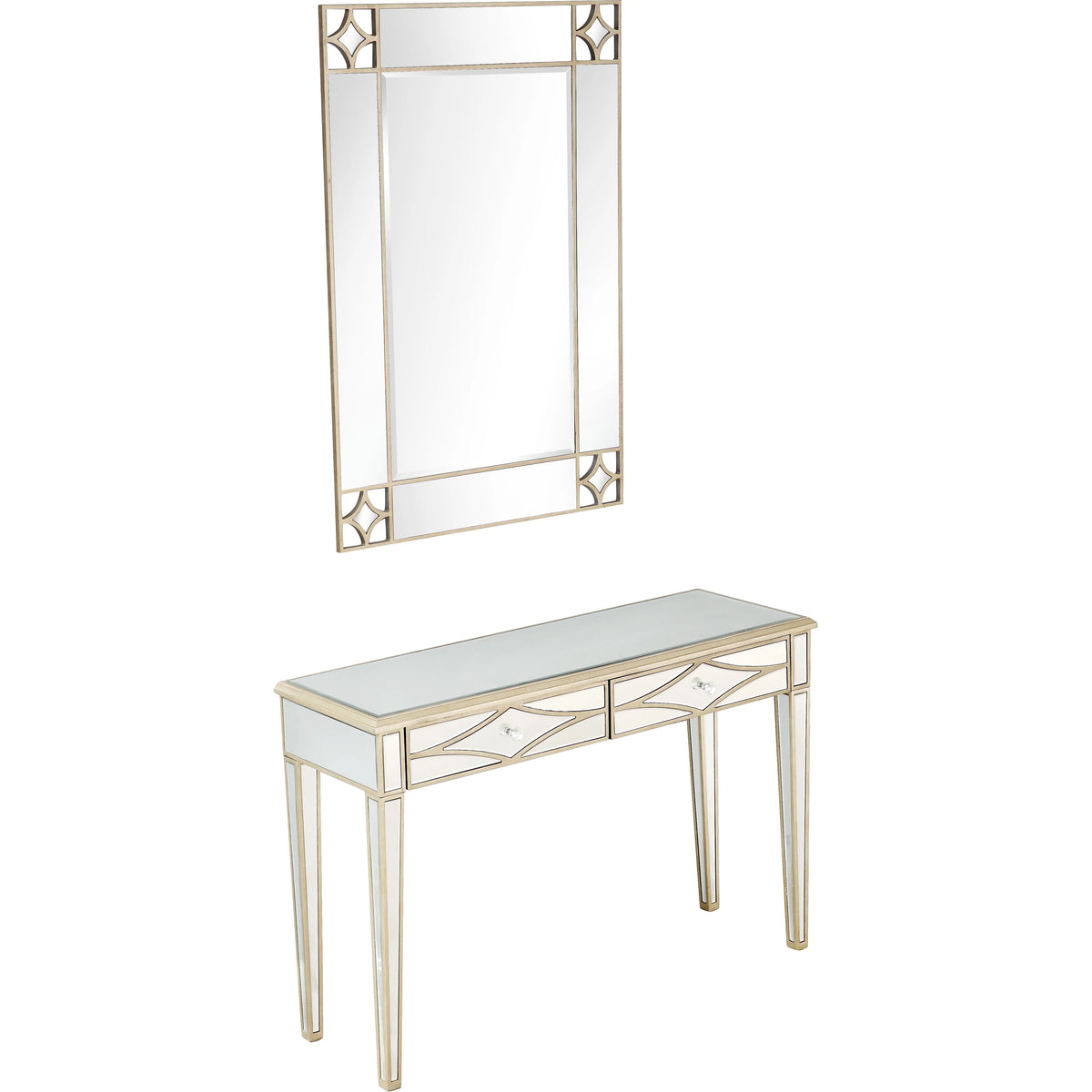 Wall Mirror and Console Table B323622