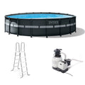 Round Above Ground Pool Set with Filter Pump H9309