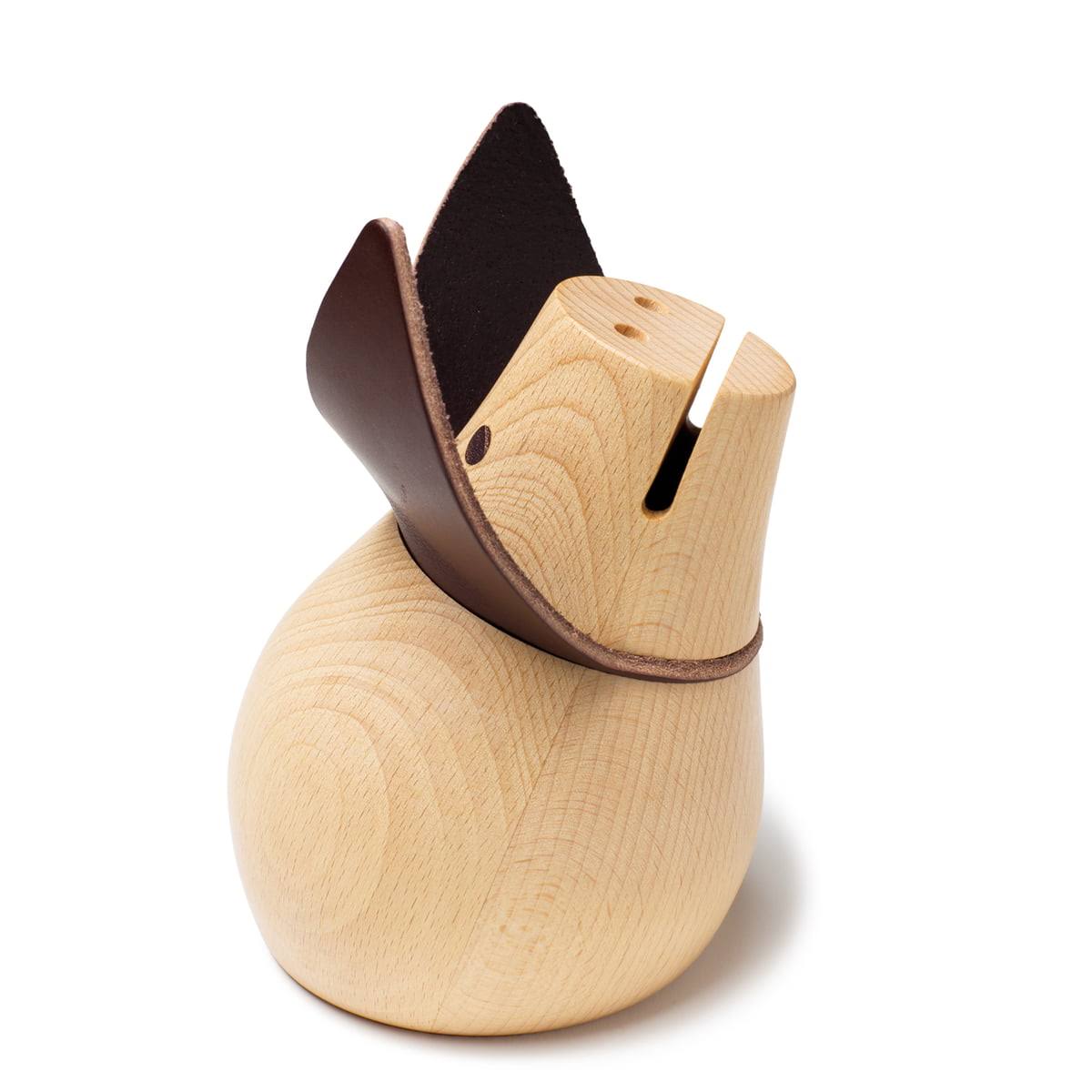 Dark Leather Piggybank N475