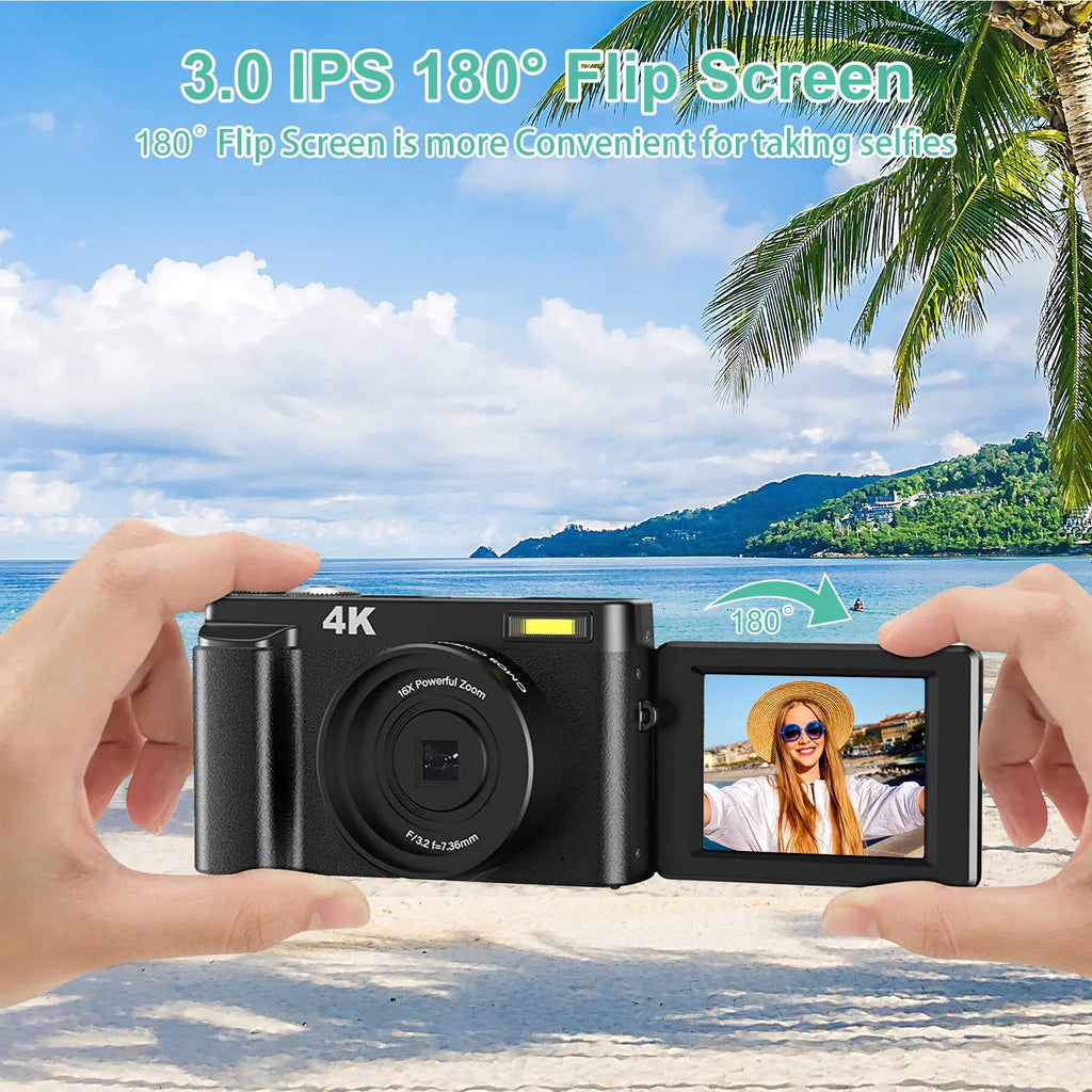 4K Digital Camera with 32GB Card C483