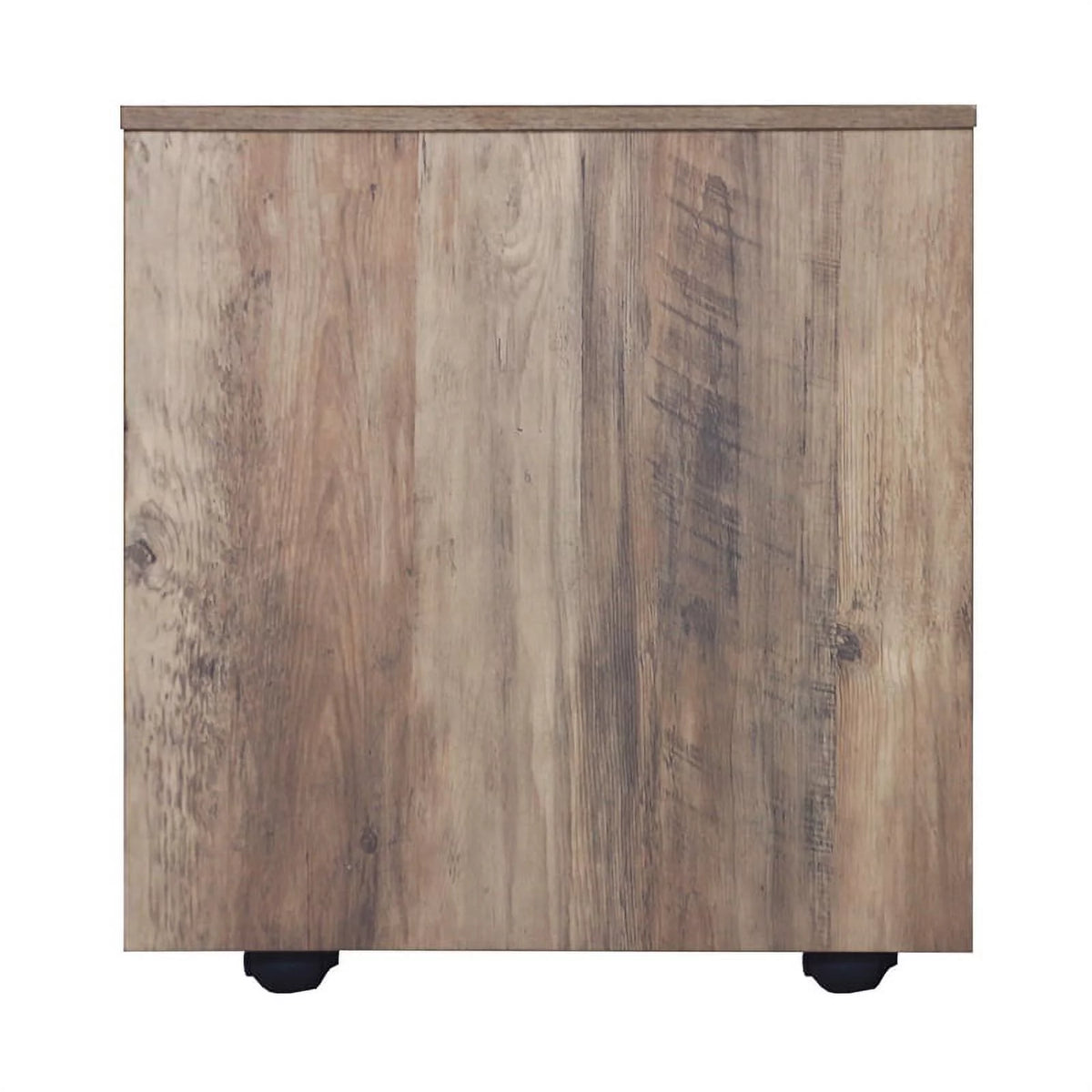 Rustic Oak Finish Mobile File Cabinet G88491