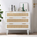 3 Drawer Rattan Wooden Dresser G630331