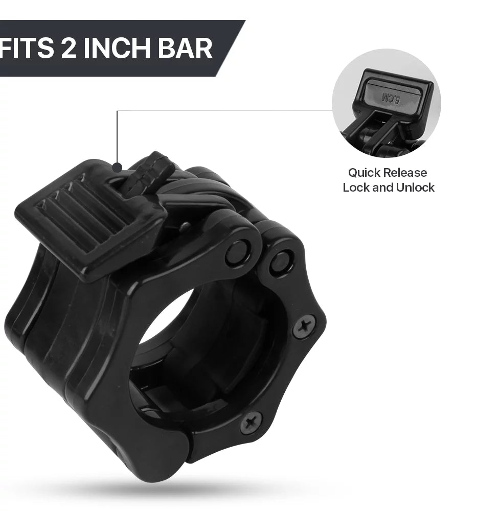 2 inch Black Barbell Clamps S706512