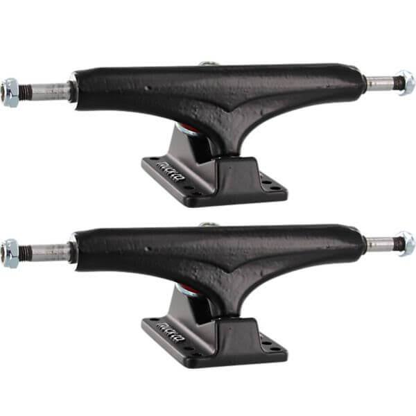 Black Skateboard Trucks 5.75 inch Hanger 8.5 inch Axle Set of 2 I8508