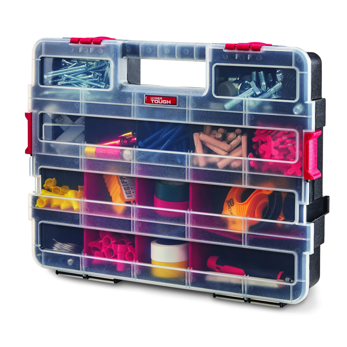 Plastic Heavy-Duty Interlocking Organizer 2-Pack S2350