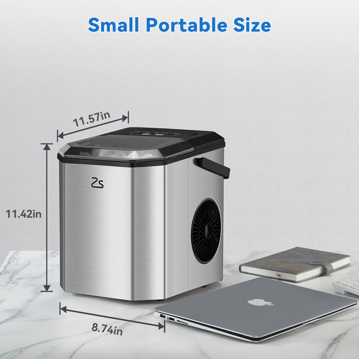 Countertop Nugget Ice Maker with Self-cleaning A40649