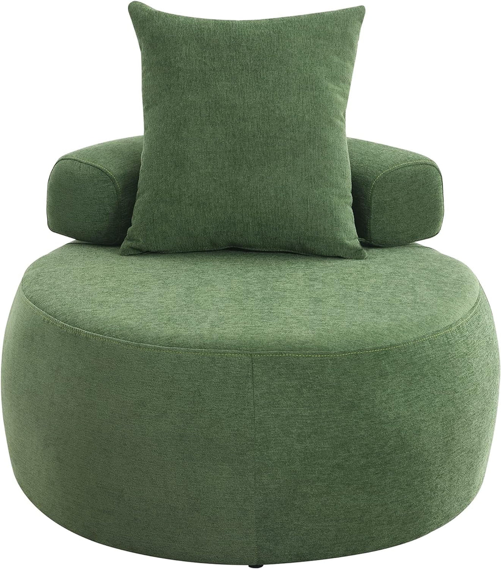 Barrel Armchair with Pillow I860