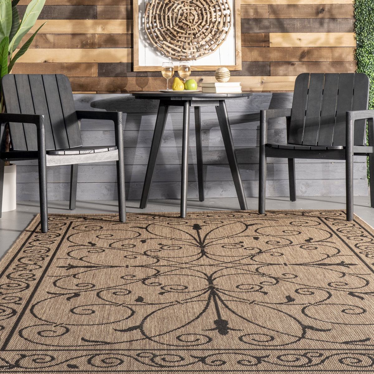 Blue Indoor/Outdoor Area Rug 7' 6 x 10' 9 J41790