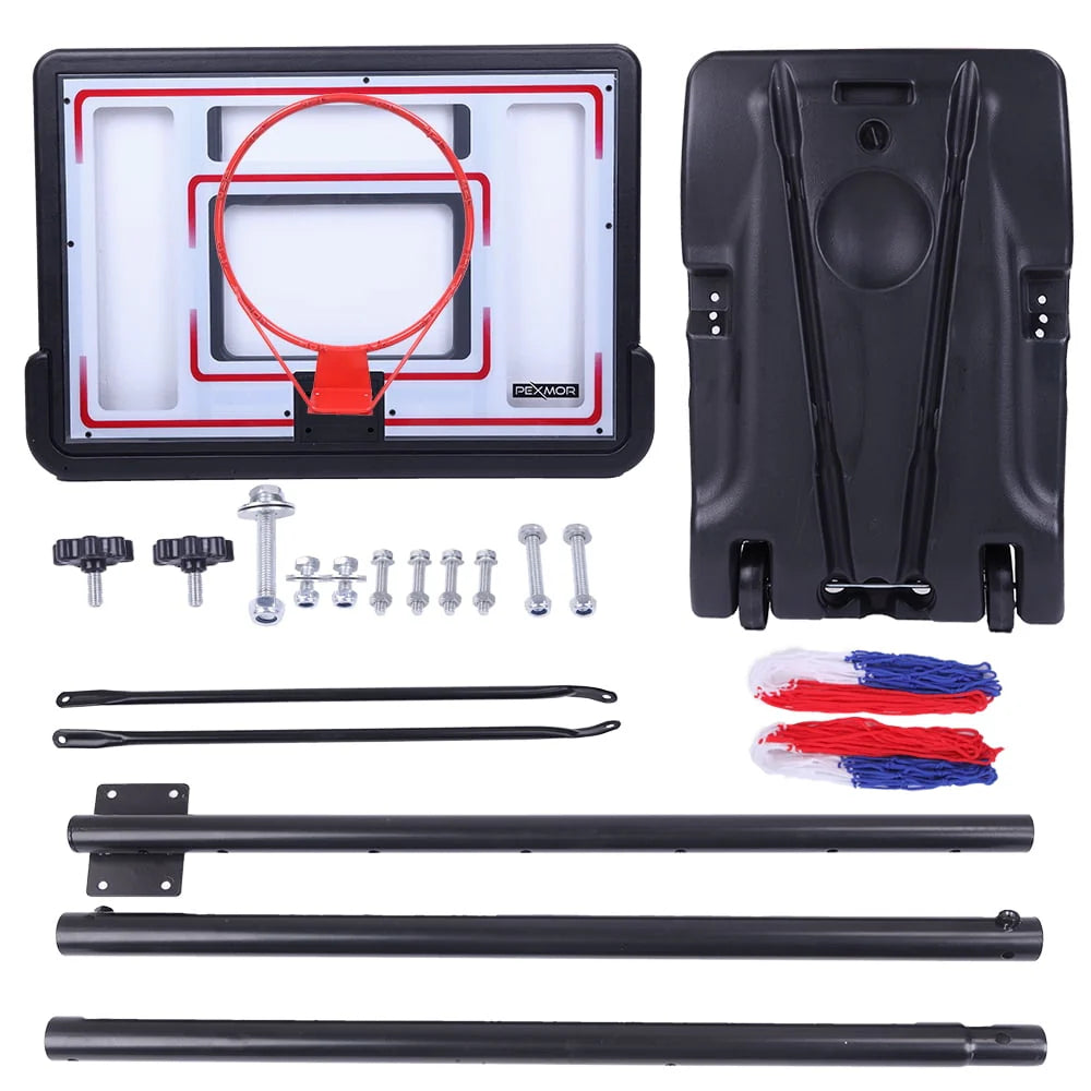 Basketball Hoop Portable 5'-7' Adjustable Height Outdoor S320