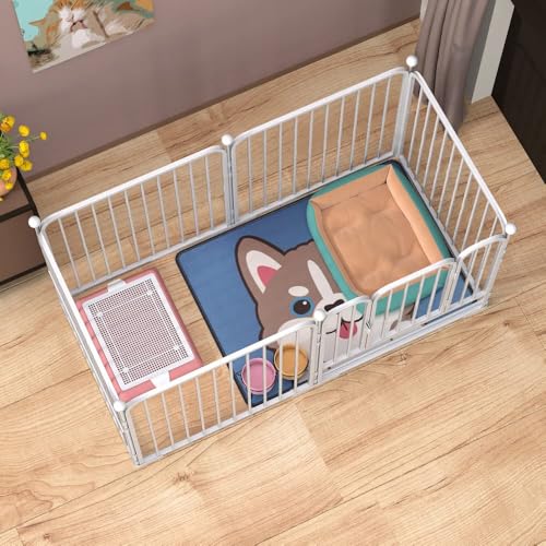 White Heavy Duty Dog Playpen A214