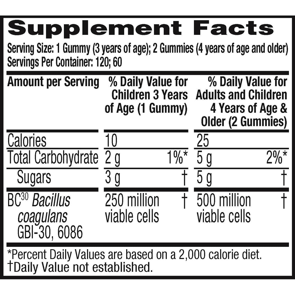Daily Probiotics 120 Gummies T34569