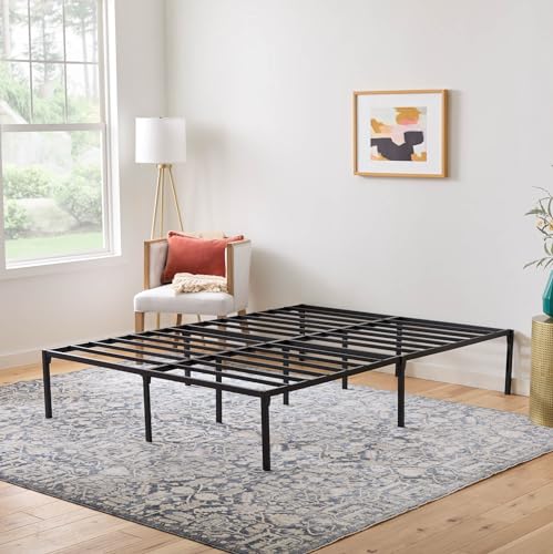 Folding Metal Platform Bed Frame Full Size J73588