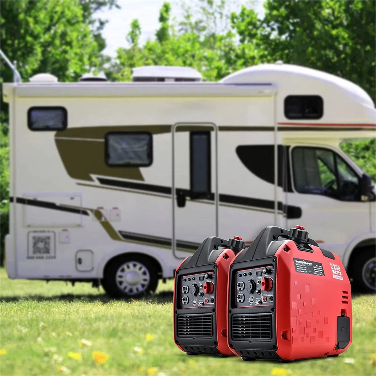 2200 Watts Gas Powered Inverter Generator D2885