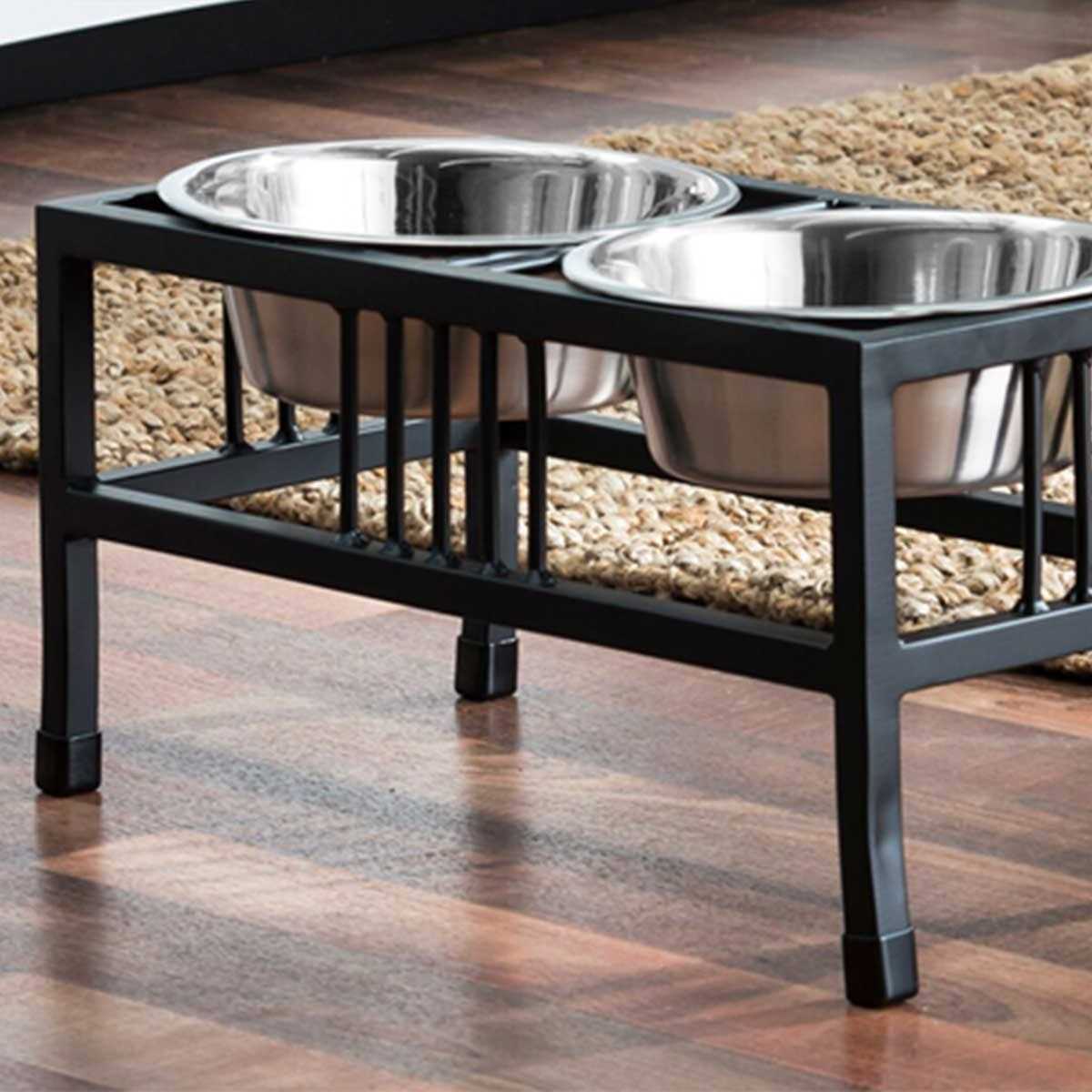 Double Raised Dog Bowl C5972