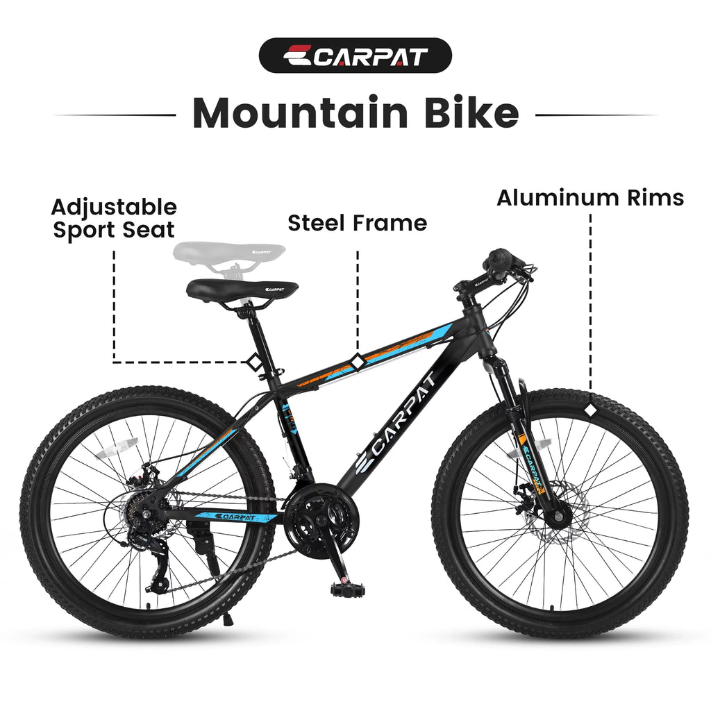 26 Mountain Bike 21 Speeds with Mechanical Disc Brakes P77379