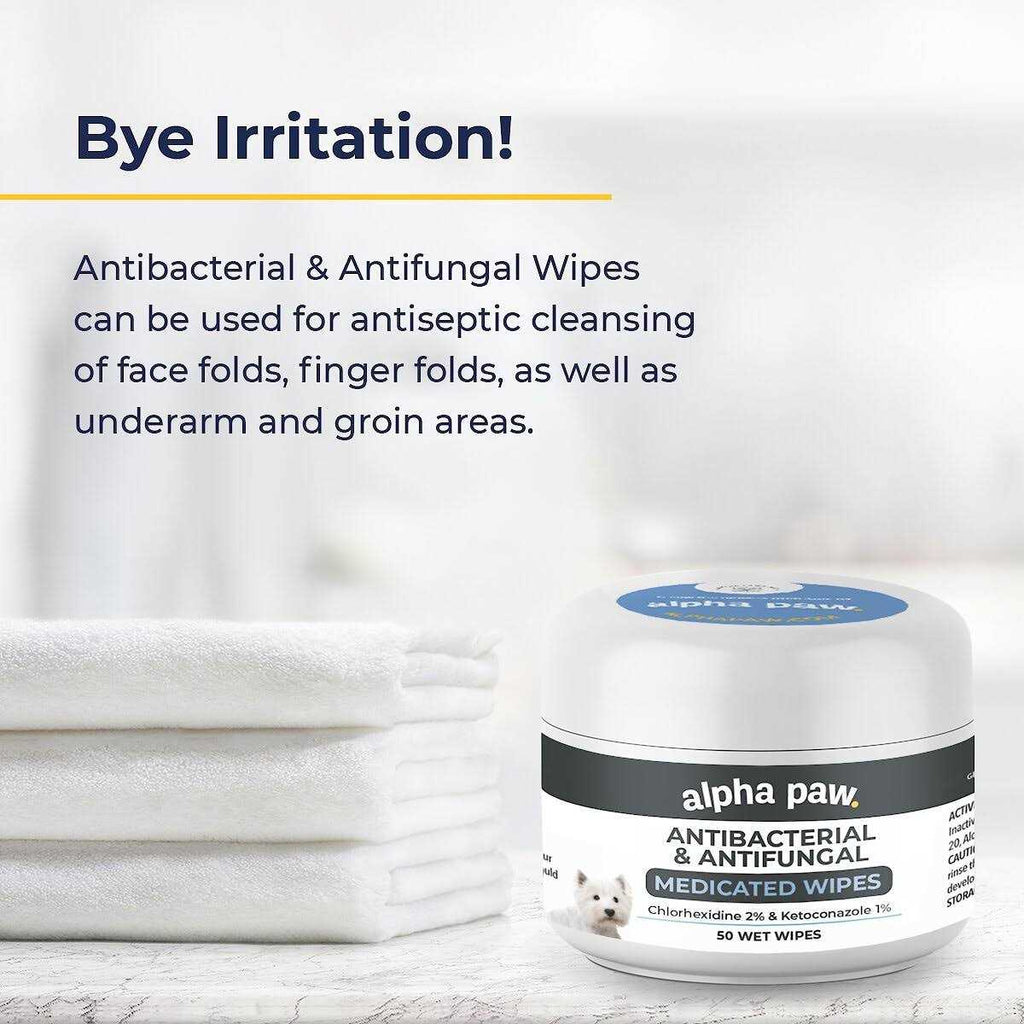 Antibacterial & Antifungal Medicated Wipes Z536314
