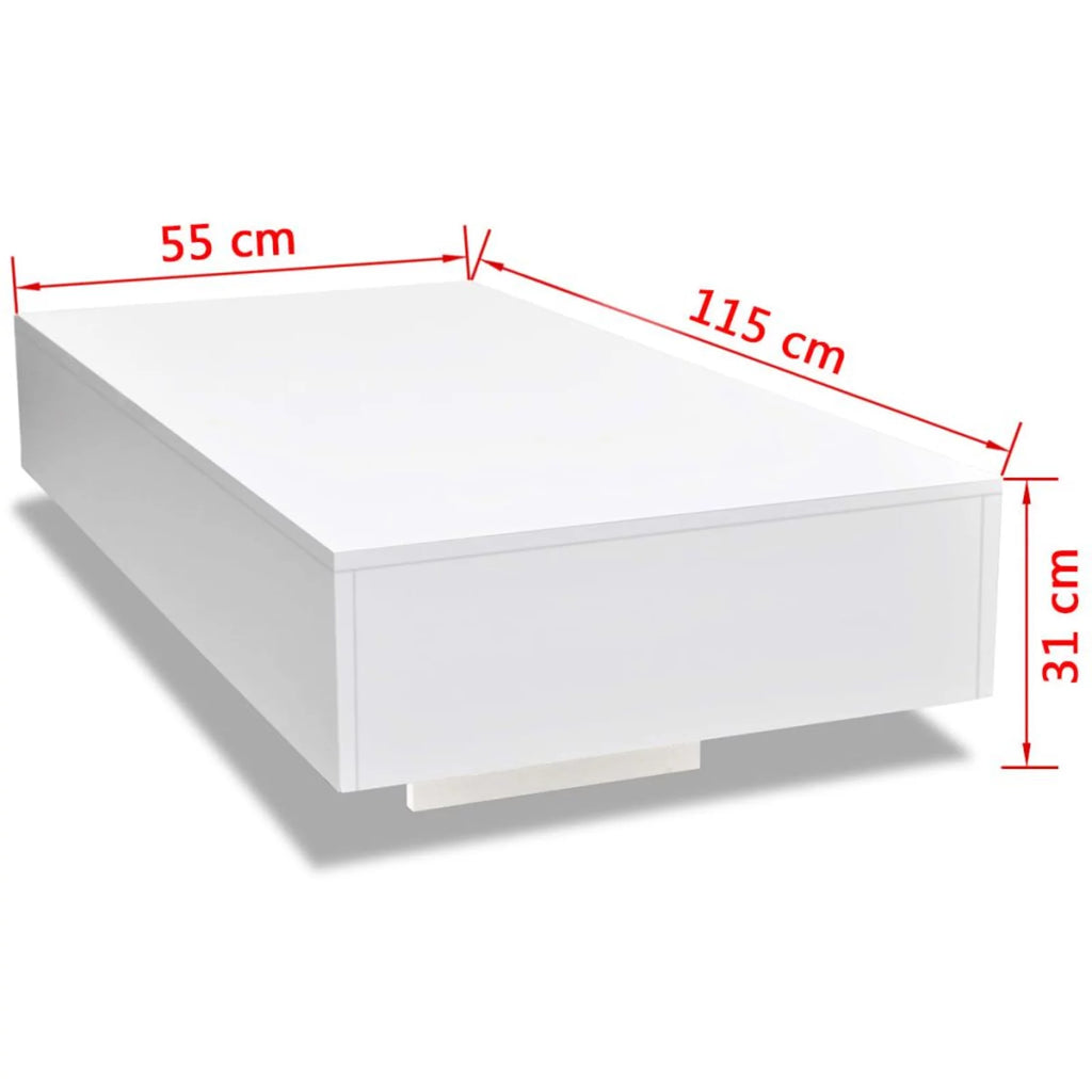 High Gloss White Coffee Table V757882