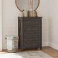 4 Drawer Weathered Oak Dresser N74712