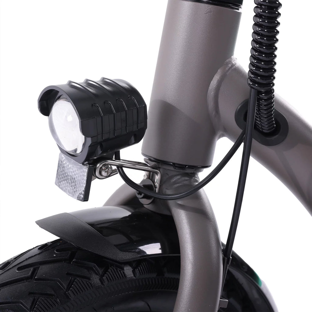 Electric Scooter with Seat, 400W, 14 Pneumatic Tire, Black M91962