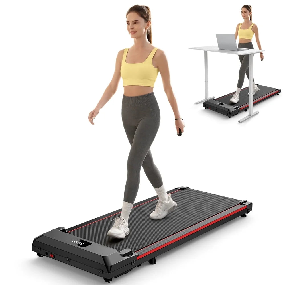 2 in 1 Under Desk Treadmill with Remote Control D52697