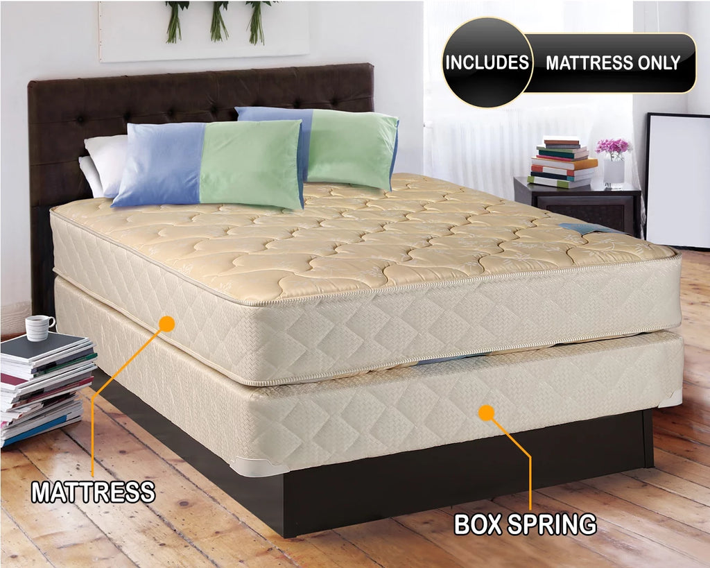 Full XL Beige Orthopedic Mattress Y884780