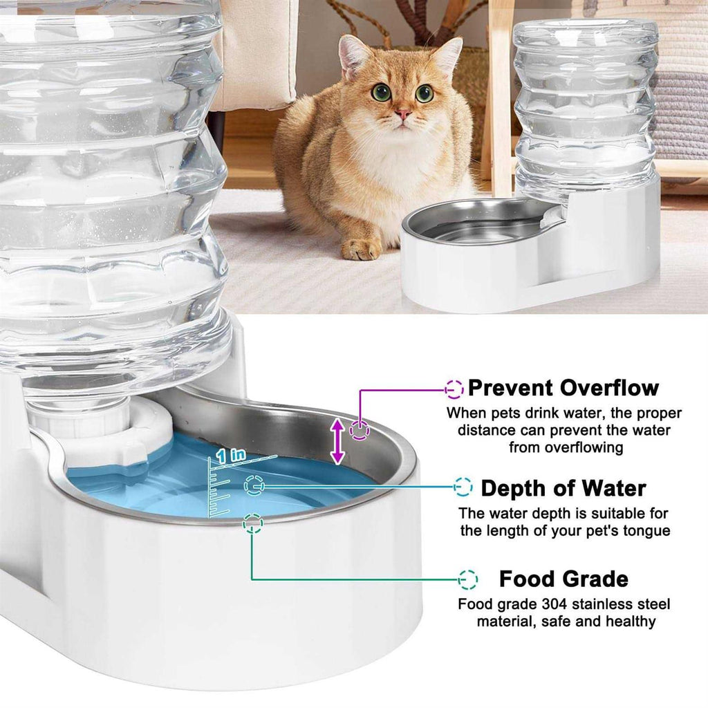 Automatic Bpa-free Stainless Steel Pet Waterer I838903