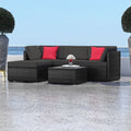 5-Piece Wicker Outdoor Patio Furniture Set S602