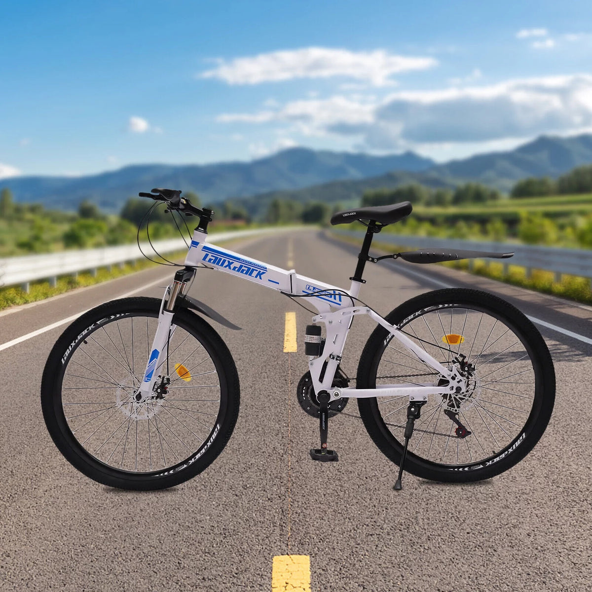 26 inch 21 Speed Full Suspension Folding Mountain Bike X719