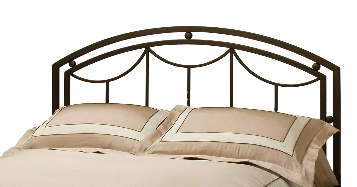 Full Queen Metal Spindle Headboard in Deep Bronze M582301