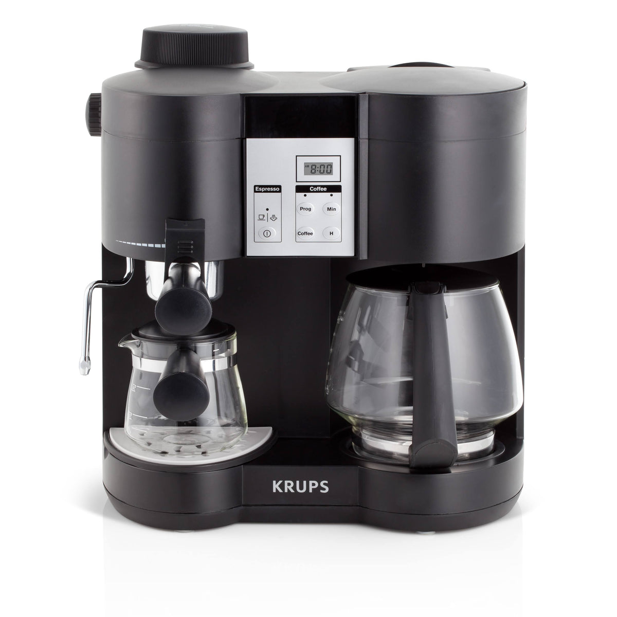 Black Coffee Maker and Espresso Machine Combination R2108