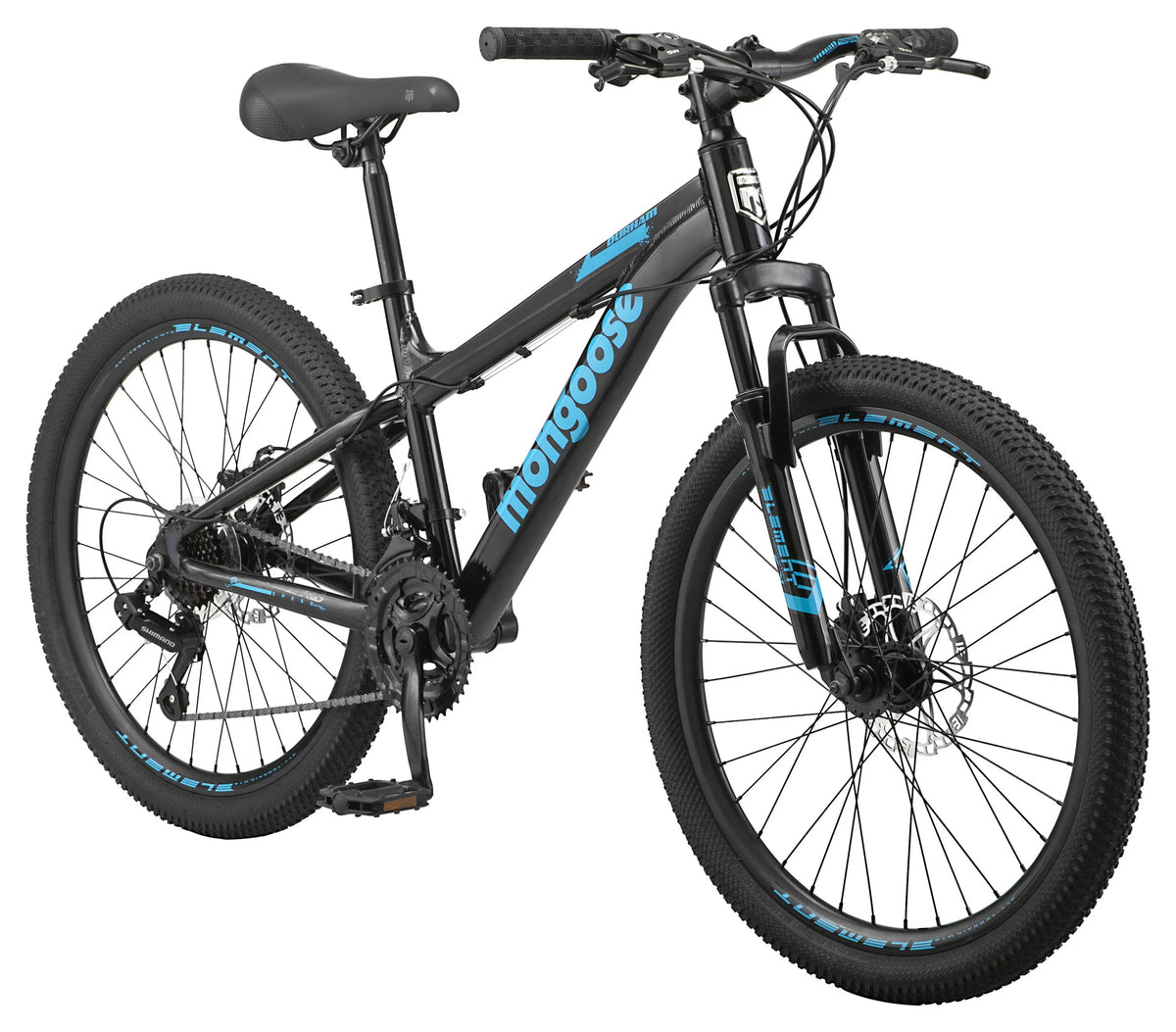 Black 24-in. 21 Speeds Mountain Bike A165353