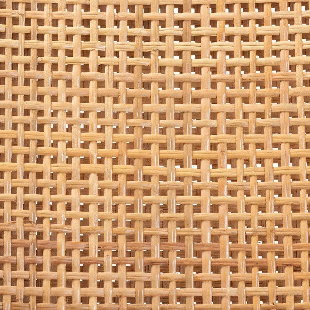 Natural Rattan and Walnut Brown Wood 2-Piece Dining Chair Set F448545
