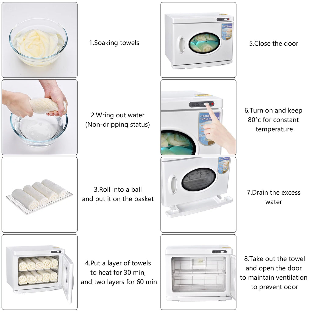 26L 2in1 Towels Warmer Hot Cabinet O331336
