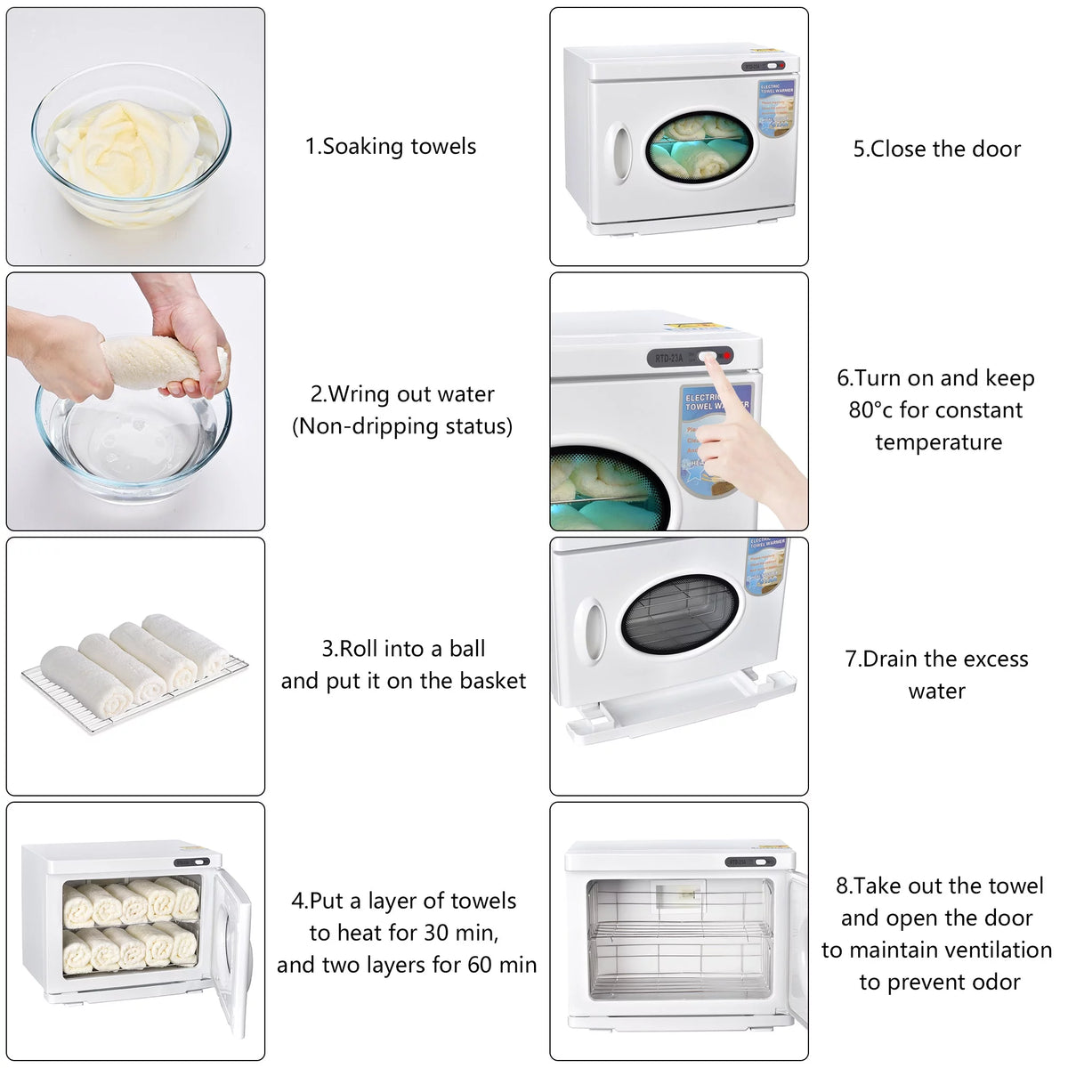 26L 2in1 Towels Warmer Hot Cabinet O331336