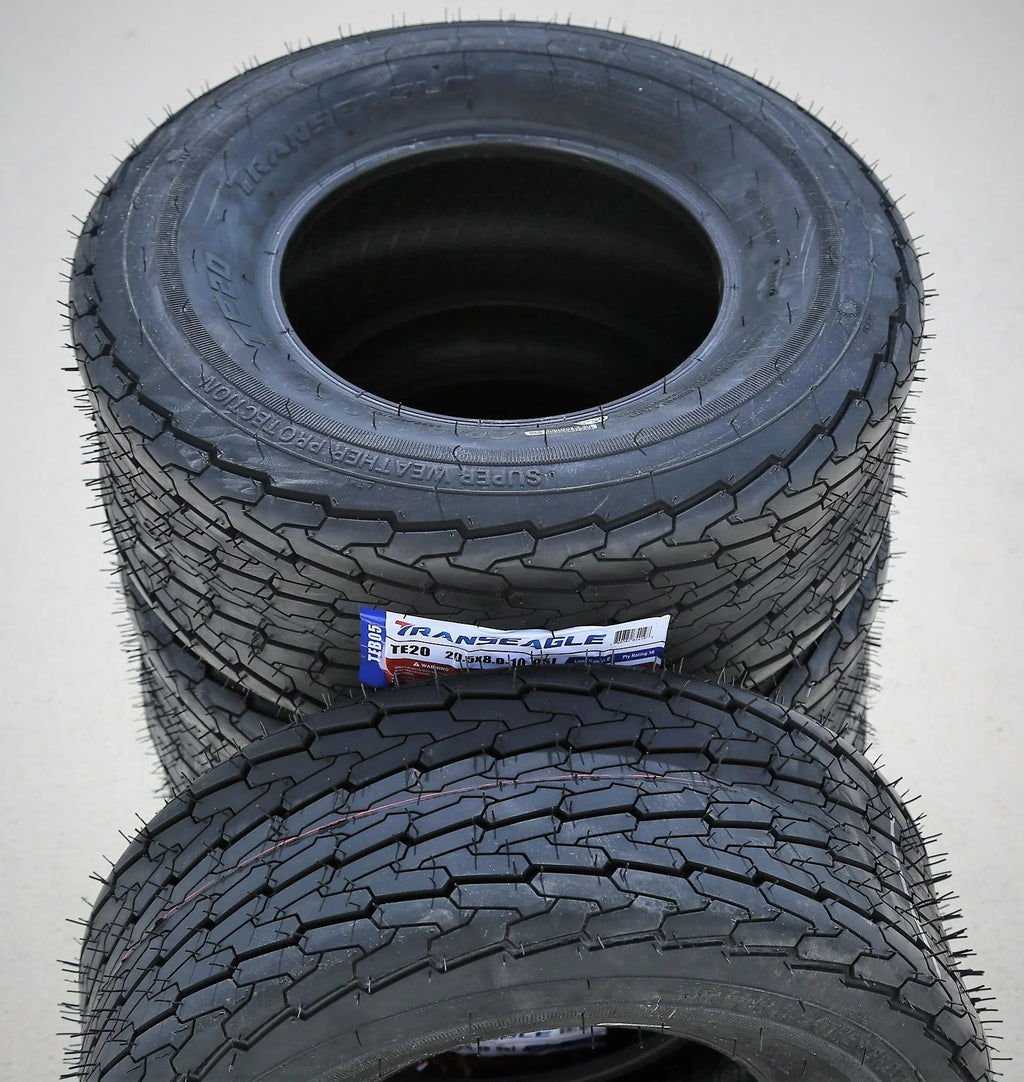 20.5X8.00-10 10 Ply Trailer Tire W190