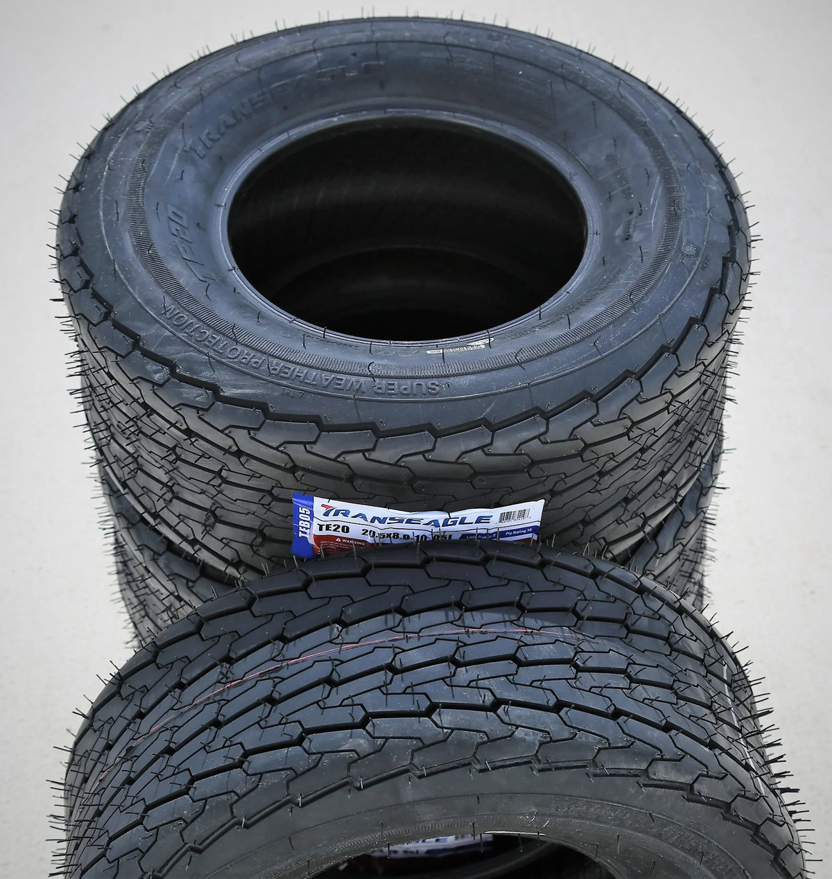 20.5X8.00-10 10 Ply Trailer Tire W190