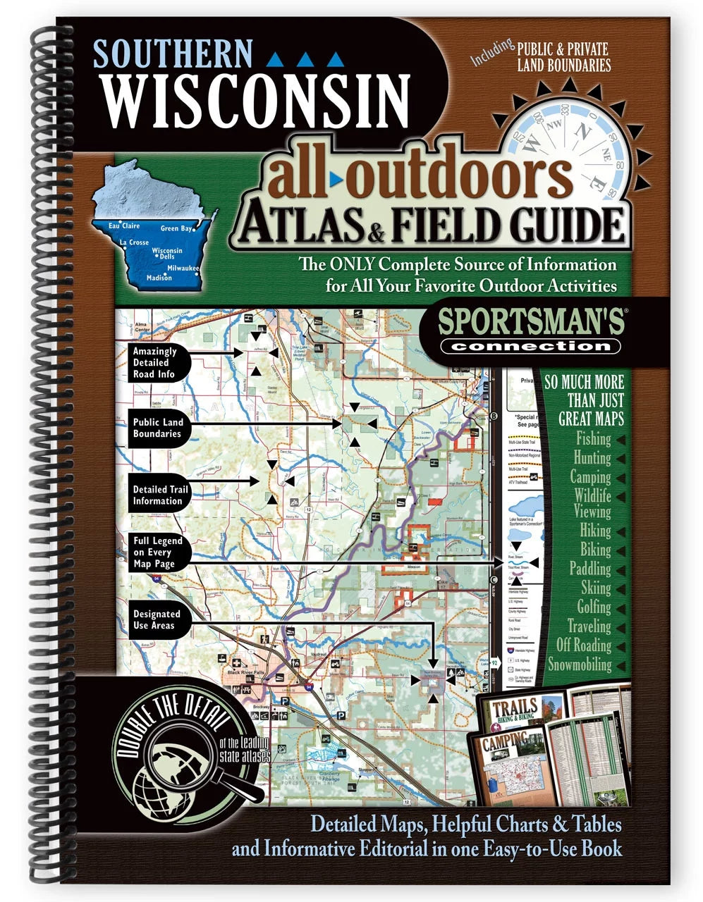 Wisconsin All Outdoors Atlas and Field Guide A56926